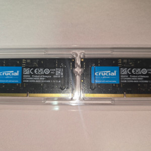 노트북램 ddr5 24gb x 2 마이크론