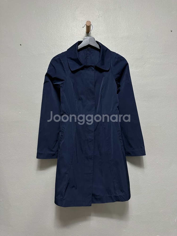 띠어리 네이비 폴리 코트--1