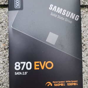 삼성 evo870 ssd 500gb 미개봉 택포