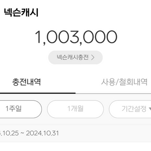 넥슨캐시 100만원 선물식