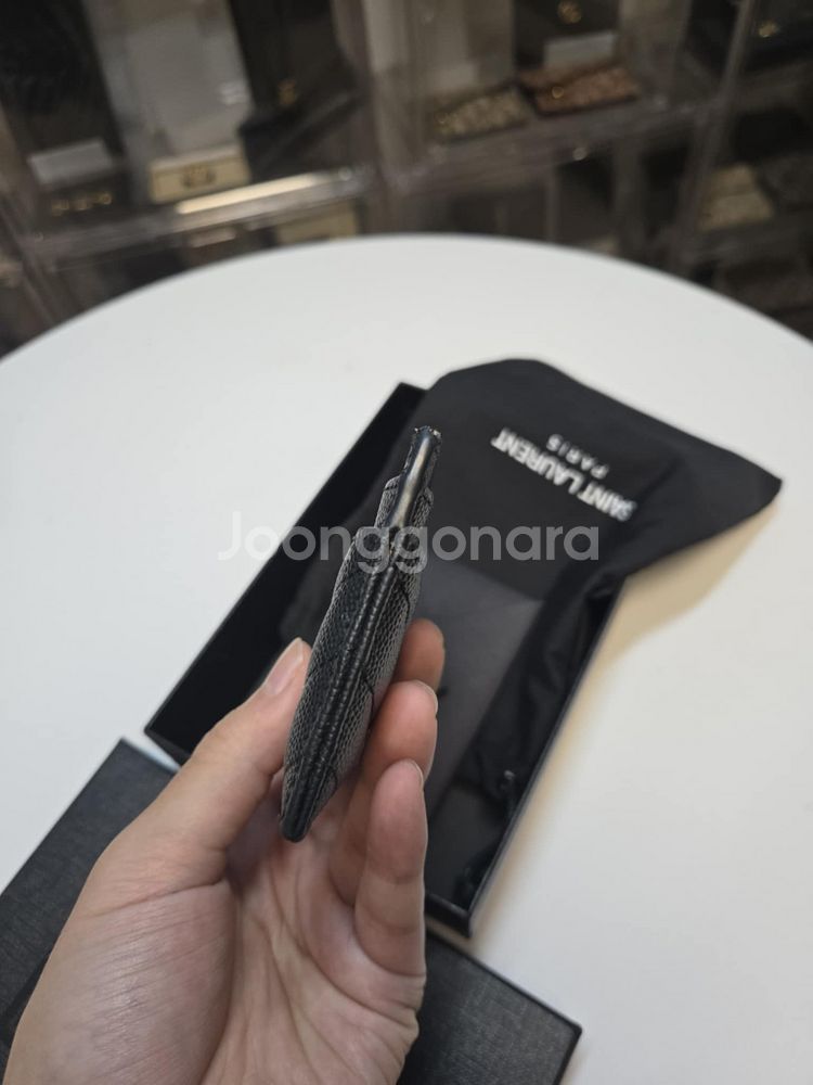 [정품]입생로랑 카드지갑--2