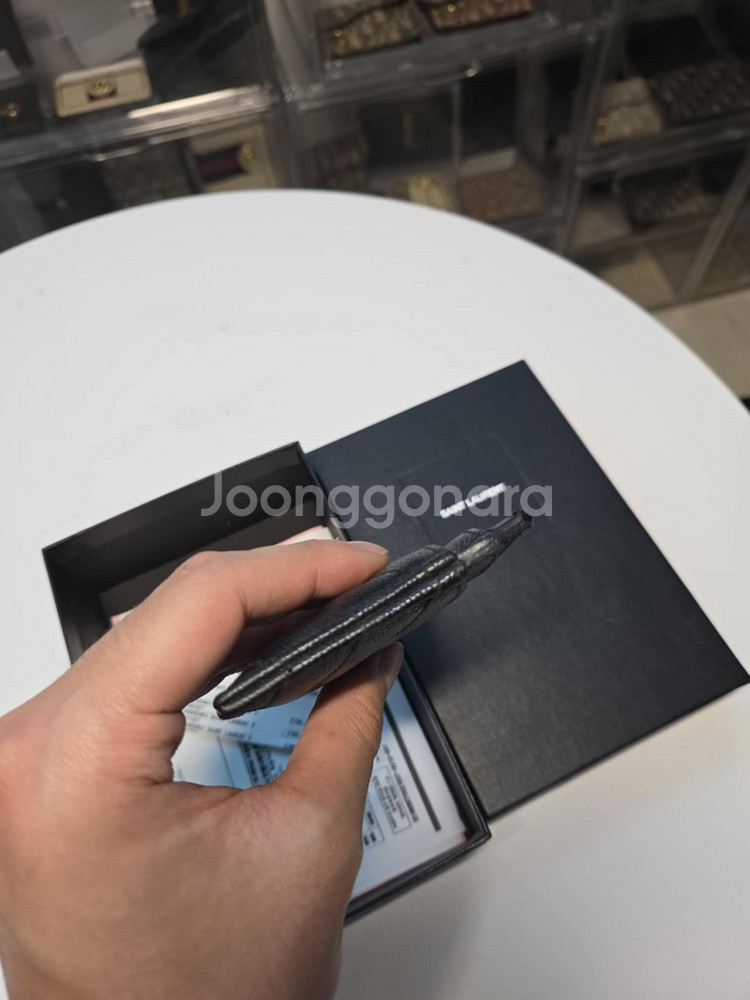 [정품]입생로랑 카드지갑--3
