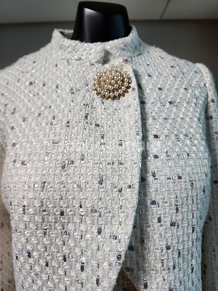 샤넬트위드원피스 자켓세트 55 새상품--2