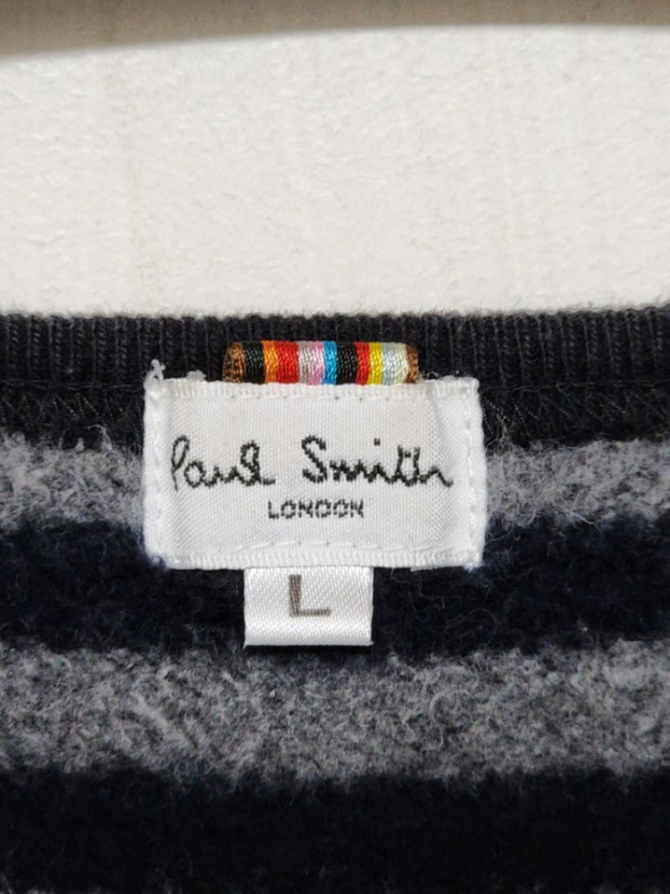 (M) 폴스미스 니트조끼 블랙 베스트 무지 브이넥 이미지