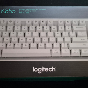 로지텍 K855 화이트