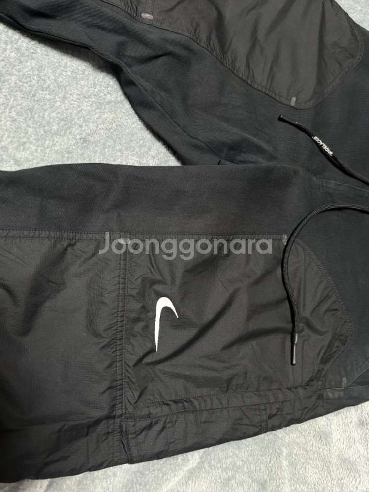[S] 나이키 오프화이트 NRG 팬츠 블랙--2