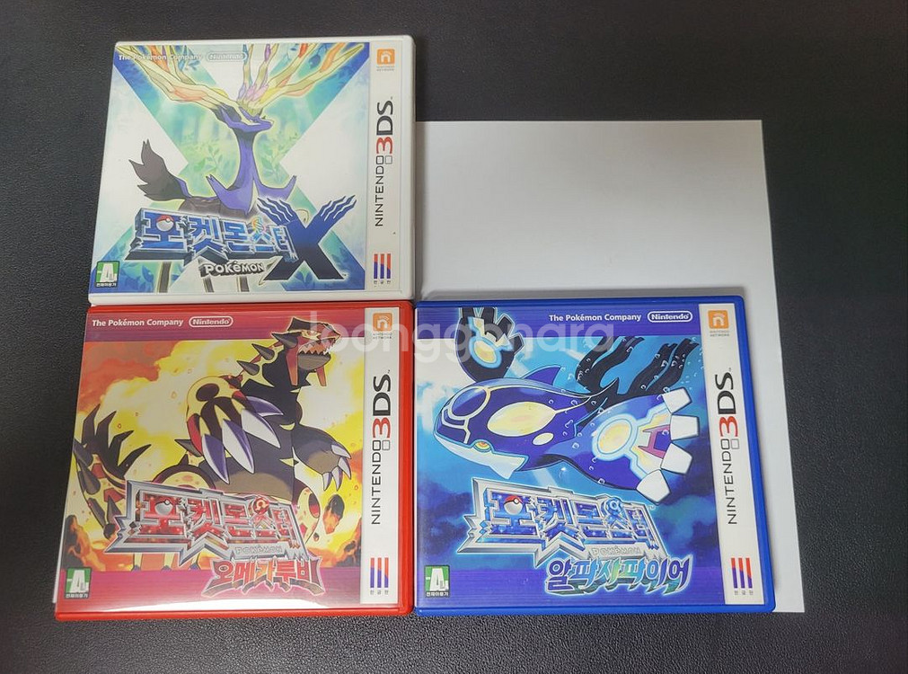 (중고) 닌텐도 DS / 3DS 포켓몬 칩 판매합니다.--2