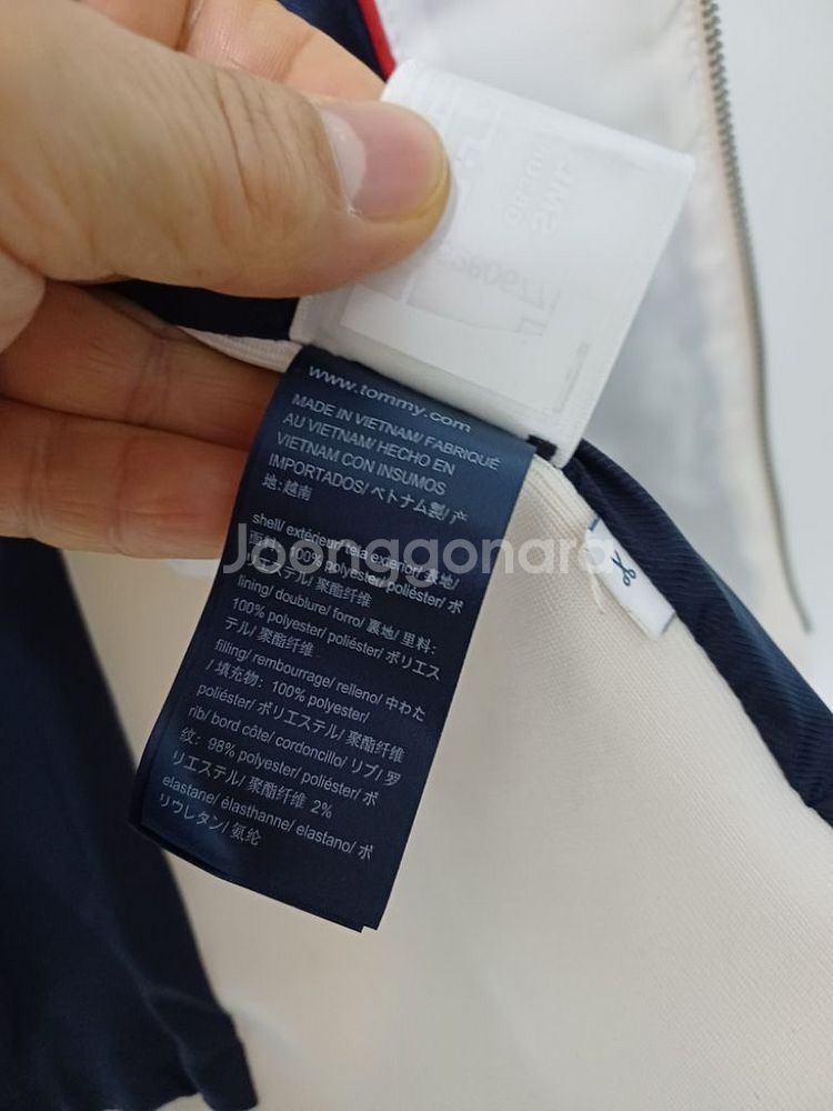 타미힐피거 봄.가을 간절기 누빔 패딩자켓(스판100)--7