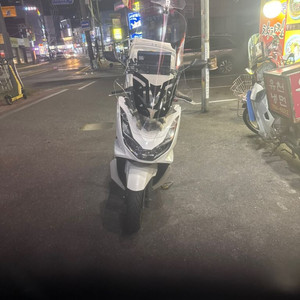 21년 pcx125 오토바이 급처