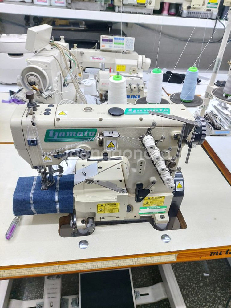 야마도 수동 삼봉 공업용 미싱--1