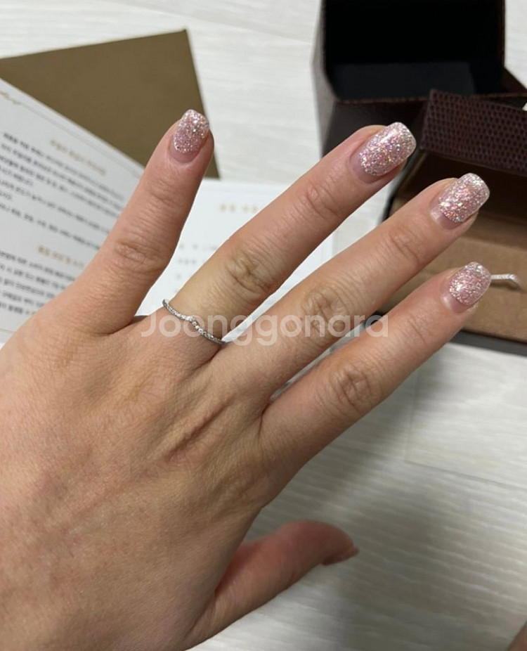 종로 예물샵에서 구매한 가드링 판매합니다--5