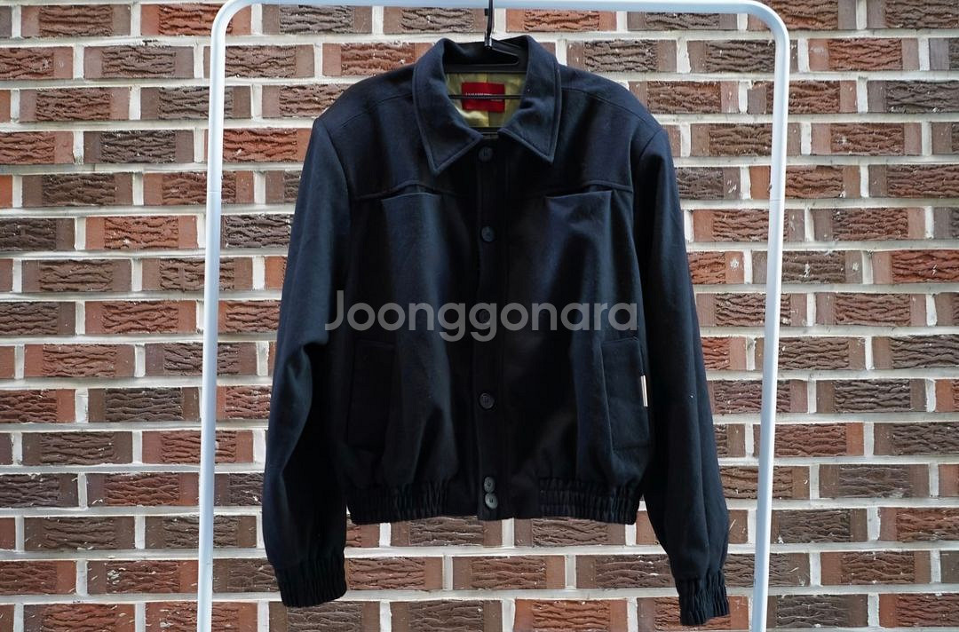큐티 귀염 뽀짝 크롭 블랙 자켓--0