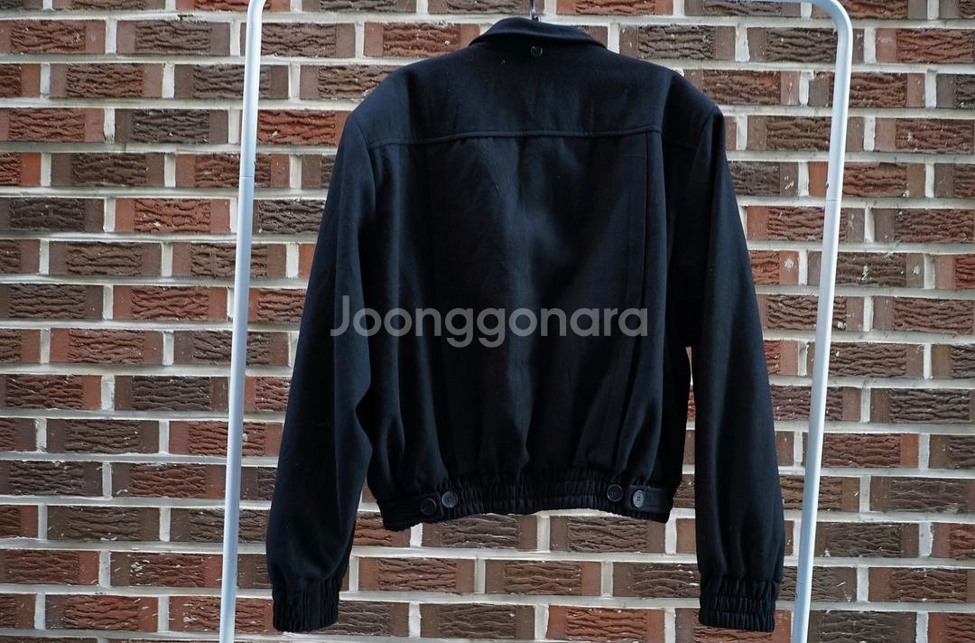 큐티 귀염 뽀짝 크롭 블랙 자켓--2