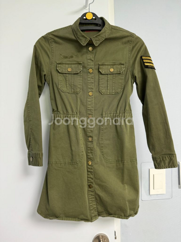 쟈닥앤볼테르 키즈 10-138 야상 원피스--2