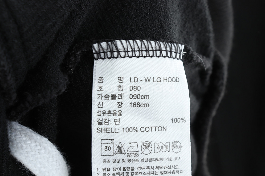 W(S) 아디다스 후드집업 차콜 면 올드스쿨 한정판--5