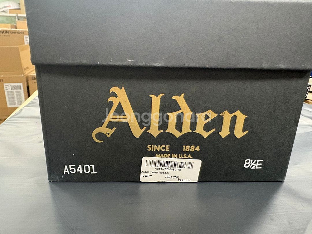 alden 알든 A5401 8.5E 화이트벅스 샌마별주--9
