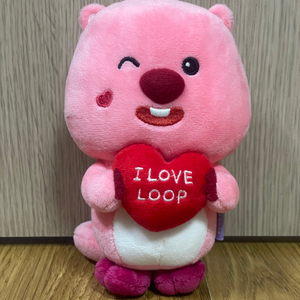 [정품 새상품] 잔망루피 하트뿅 미니인형 18cm