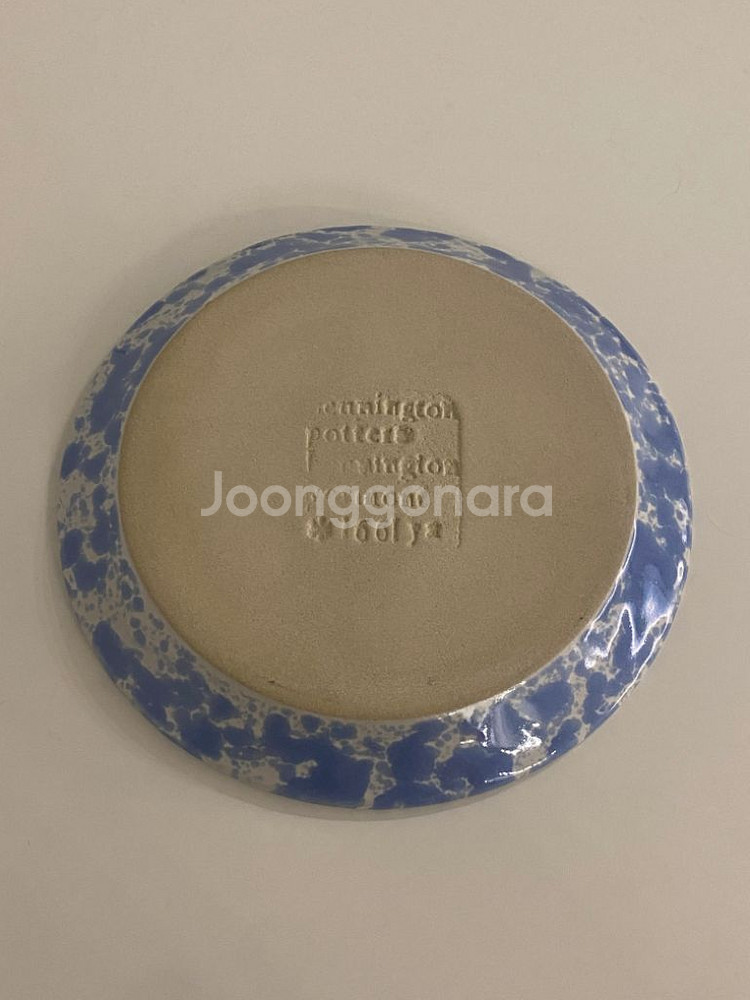 베닝톤포터스 디저트 플레이트 모닝글로리 블루 (미사용)--1