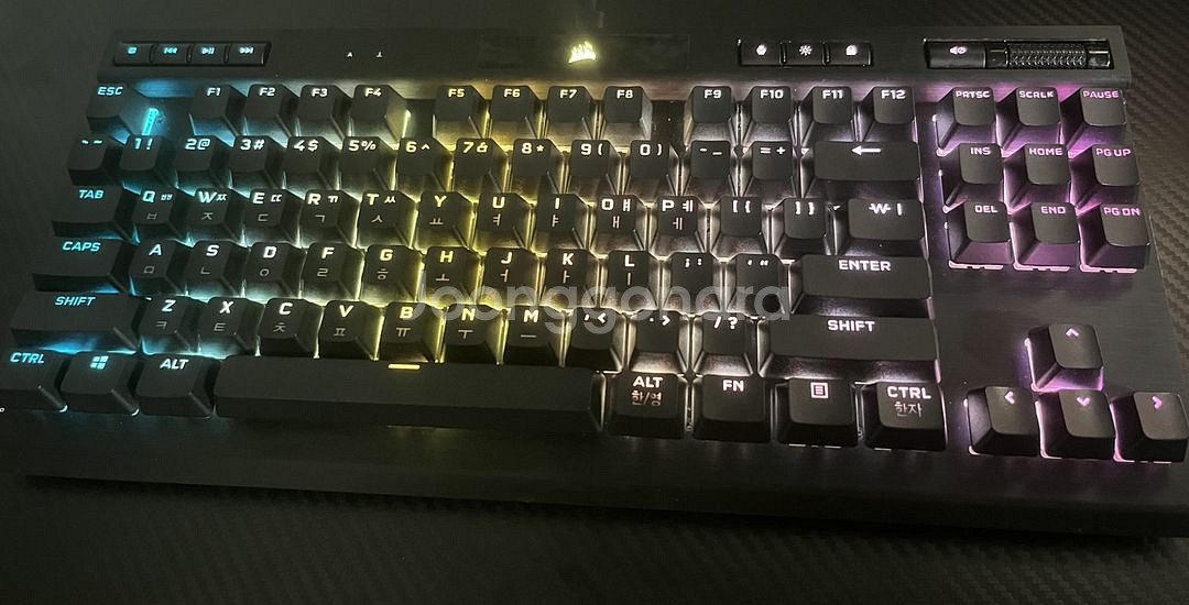 커세어 k70 tkl champion 적축 키보드--0