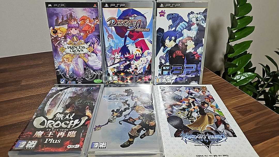 psp 프린세스 크라운, 디스가이아 게임팩(중고)--0