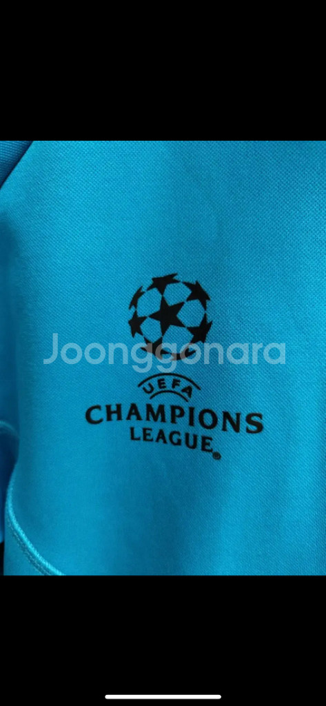 아디다스 챔스판 레알마드리드 웜업 셔츠 size 100--3
