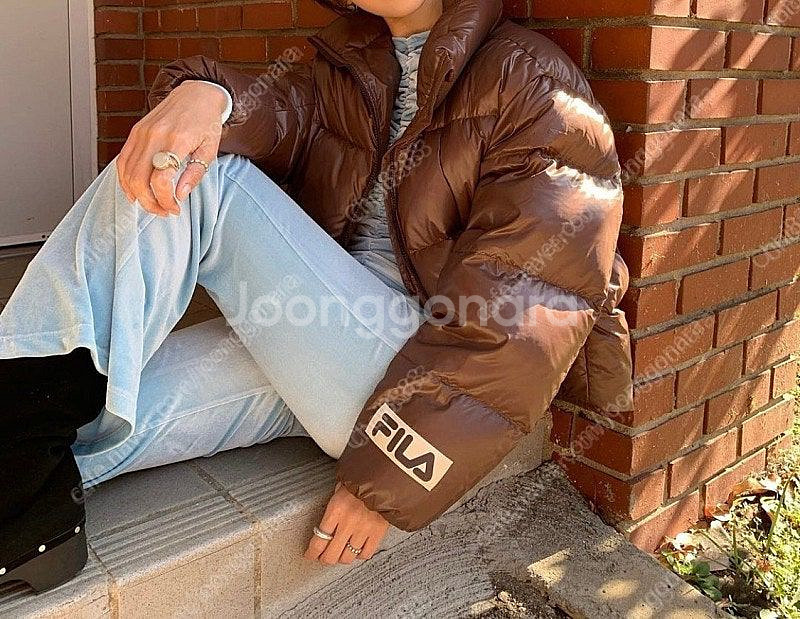 휠라패딩 휠라 밀라노 다운 95사이즈 매장판정품 새거--1