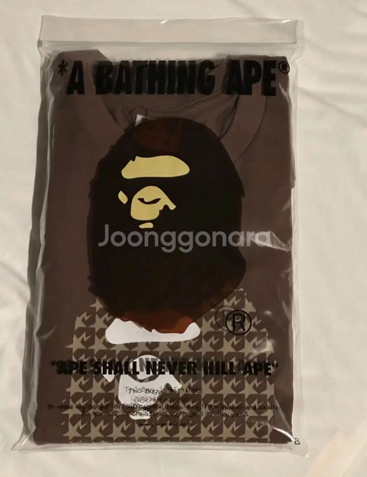 [2XL] 베이프 STU HOUNDSTOOTH 반팔--1