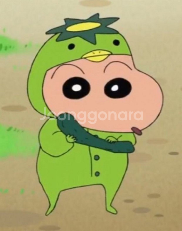 크레용신짱 짱구 갓파 코스튬 오이 마스코트 홀더 인형--3