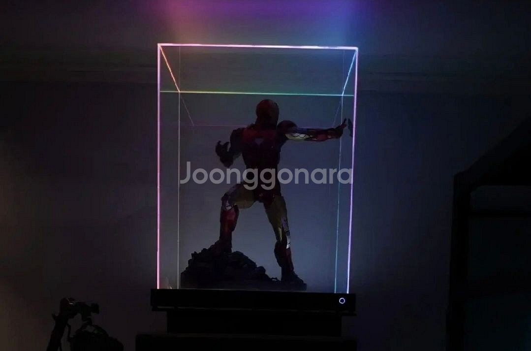 사이드쇼 아이언맨 마크6 + RGB장식장--1