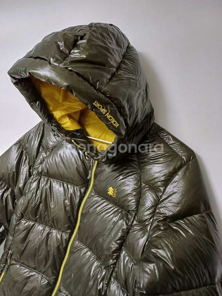 여성 코오롱스포츠 거위털 700필 숏패딩(100)--2