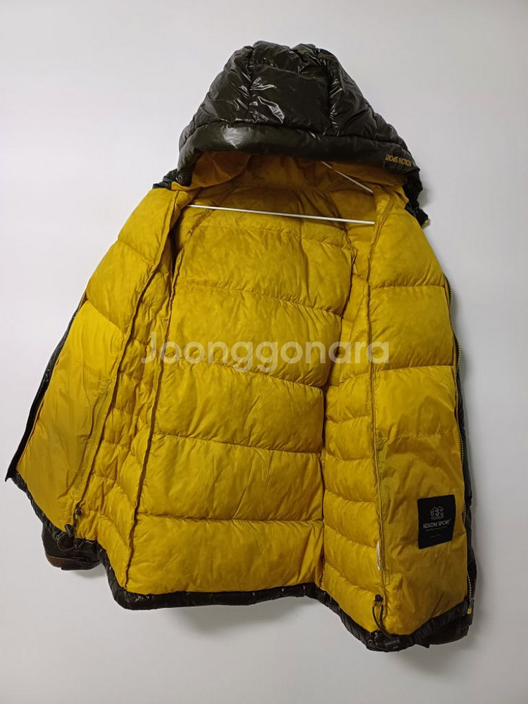 여성 코오롱스포츠 거위털 700필 숏패딩(100)--5