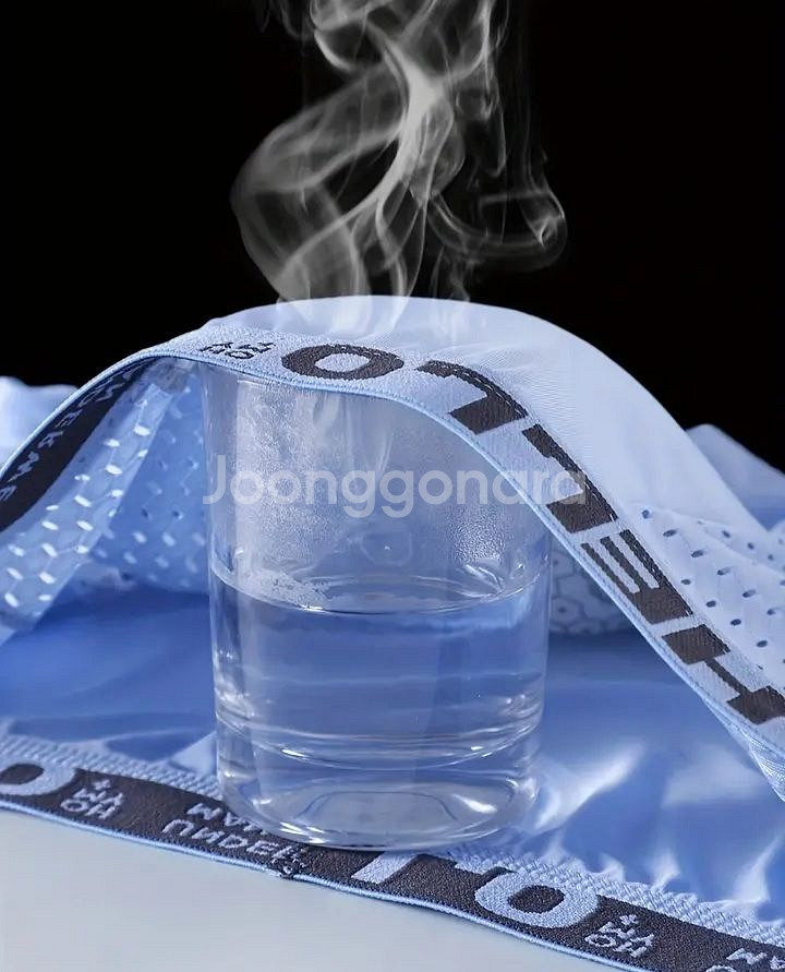 새상품)남성 반투명 시원한 아이스 실크 팬티 4장셋트--1