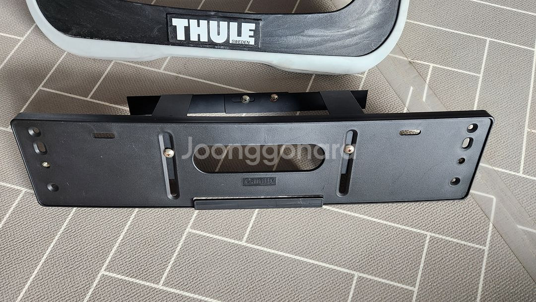툴레 992 자전거 3대 차량장작 캐리어 와 번호판--6