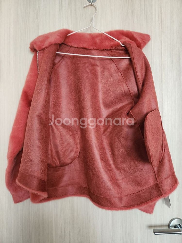 비지트인뉴욕 인조퍼 밍크털자켓 양면털코트--2