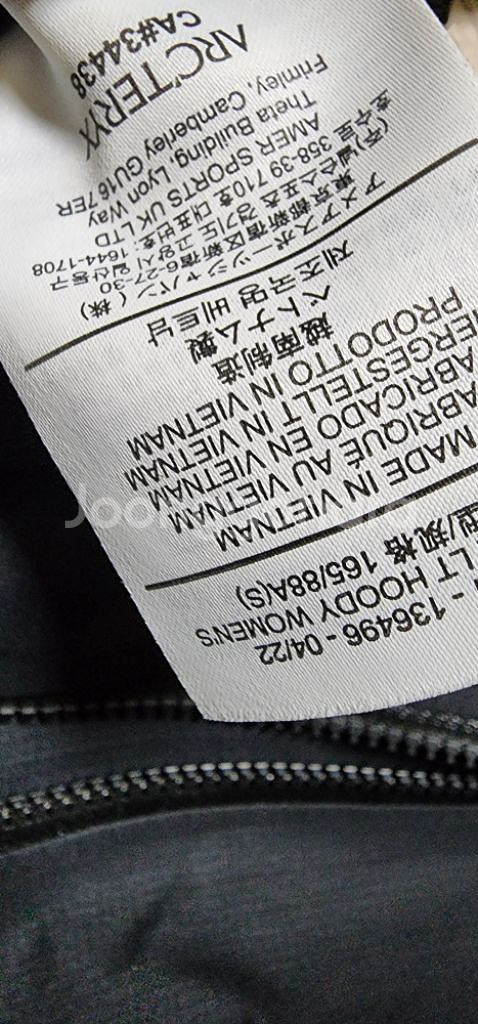 아크테릭스 노반고어텍스 여성s 블랙--8