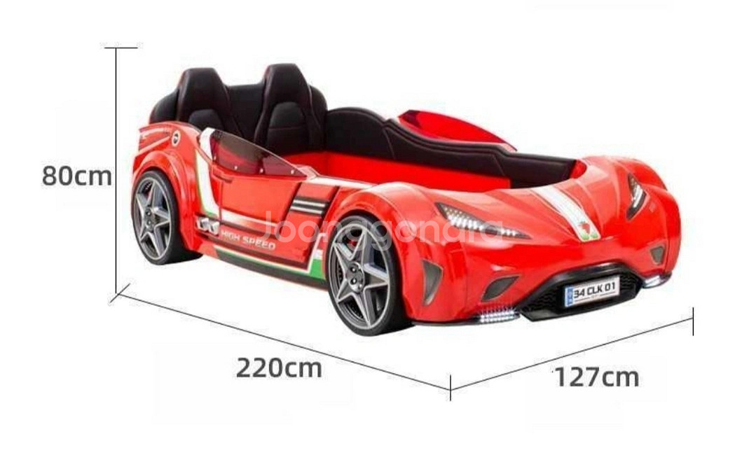 어린이 자동차침대 (하로월드 드림카벹GTS침대+ 매트)--5