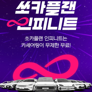 쏘카 플랜 인피니트 쿠폰 1개월 170000원에 판매