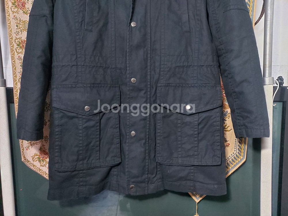 100 게스 내피분리 하프 사파리 야상 자켓--2