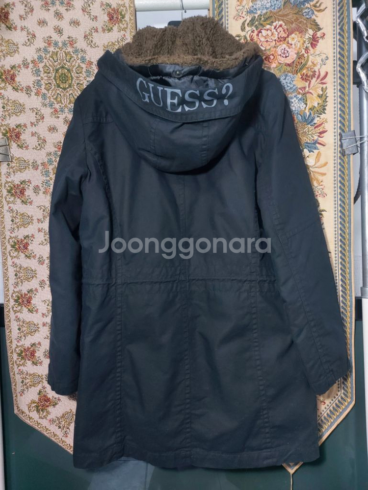 100 게스 내피분리 하프 사파리 야상 자켓--1
