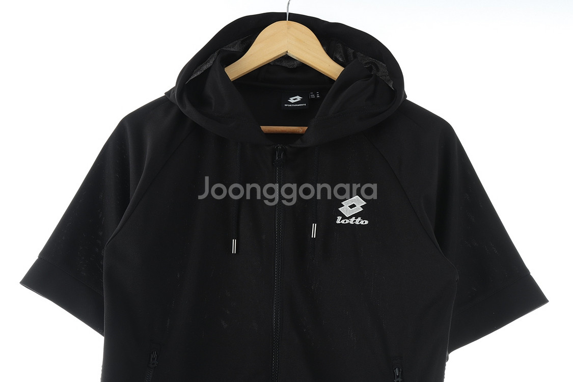 W(M) 로또 후드집업 블랙 폴리 반팔 올드스쿨--2