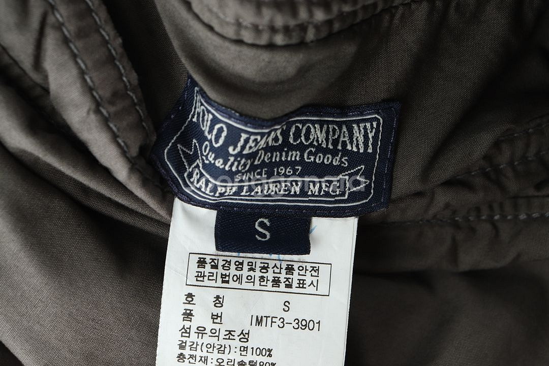(S) 폴로 랄프로렌 패딩 점퍼자켓 양면 덕다운 조끼--4