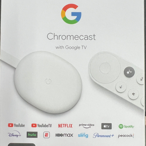 Google 크롬캐스트 구글 TV 4K 미사용