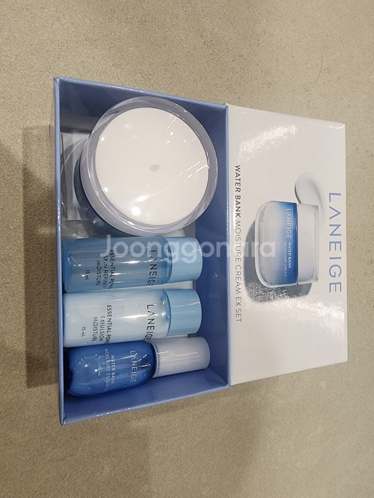 라네즈 워터뱅크 모이스춰 크림 EX 세트--2