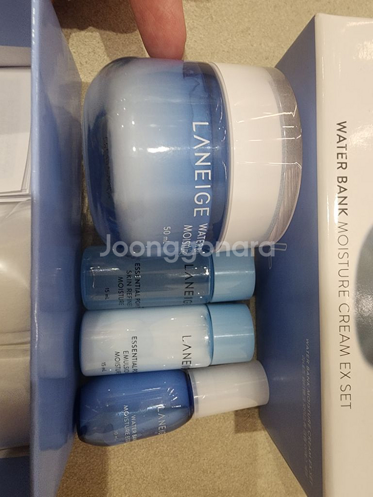 라네즈 워터뱅크 모이스춰 크림 EX 세트--3
