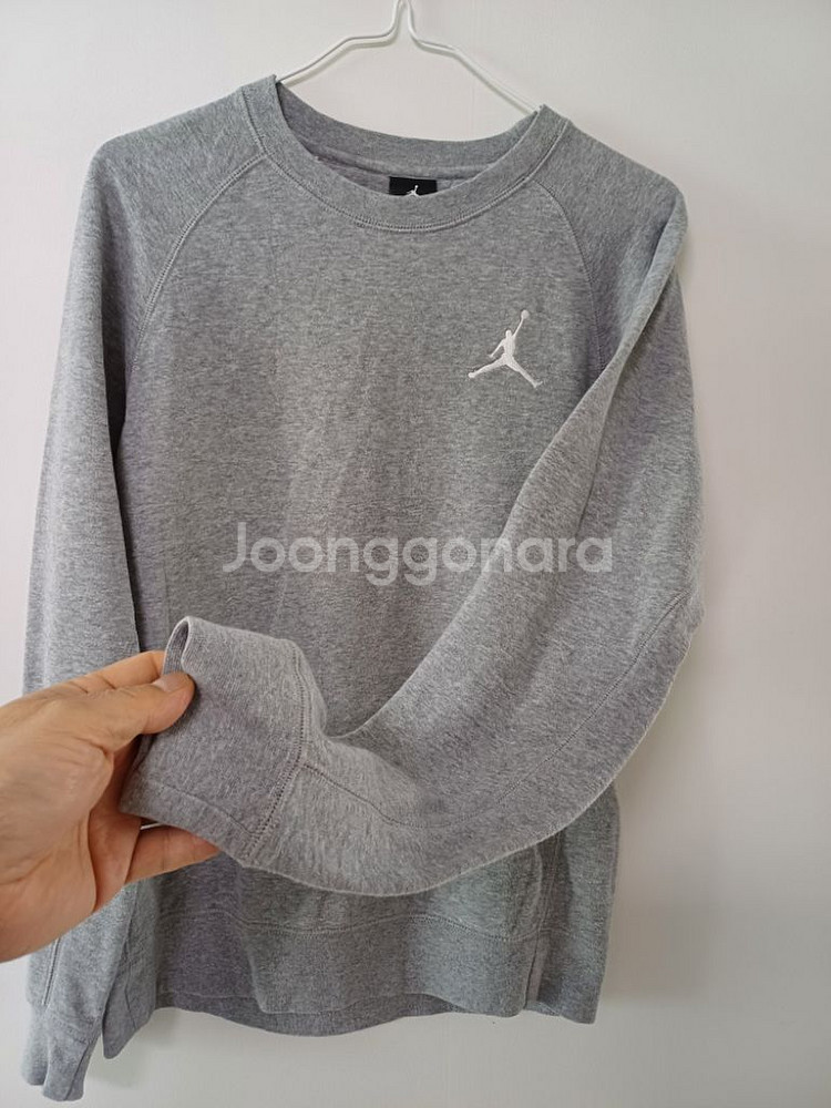 여성 나이키 에어조던 기모 맨투맨 (오버핏90-95)--3