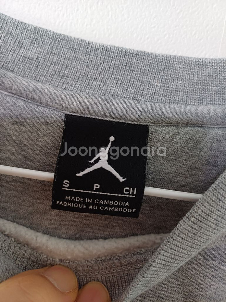 여성 나이키 에어조던 기모 맨투맨 (오버핏90-95)--4