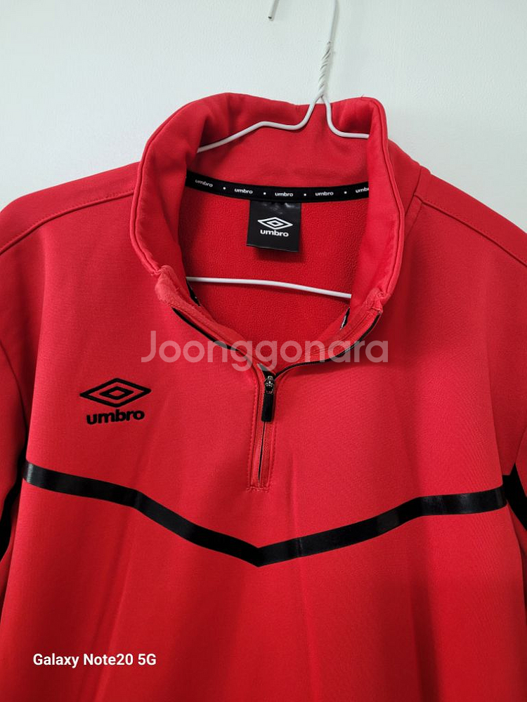 남성 엄브로 기모 반집업 긴팔티셔츠 (스판105)--1