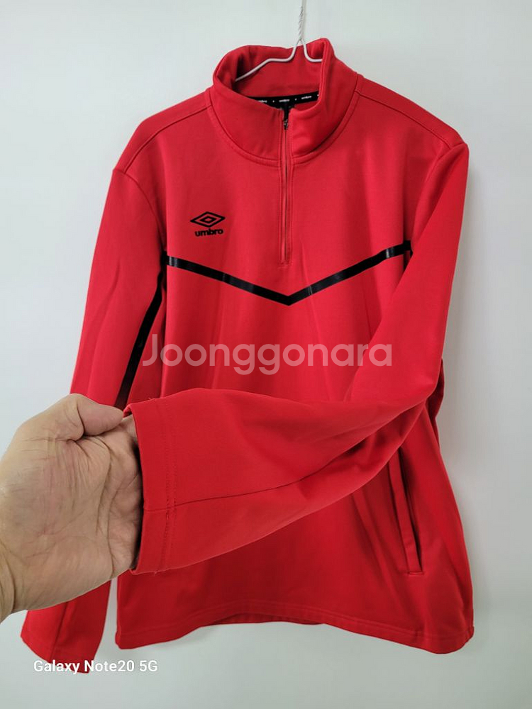 남성 엄브로 기모 반집업 긴팔티셔츠 (스판105)--4