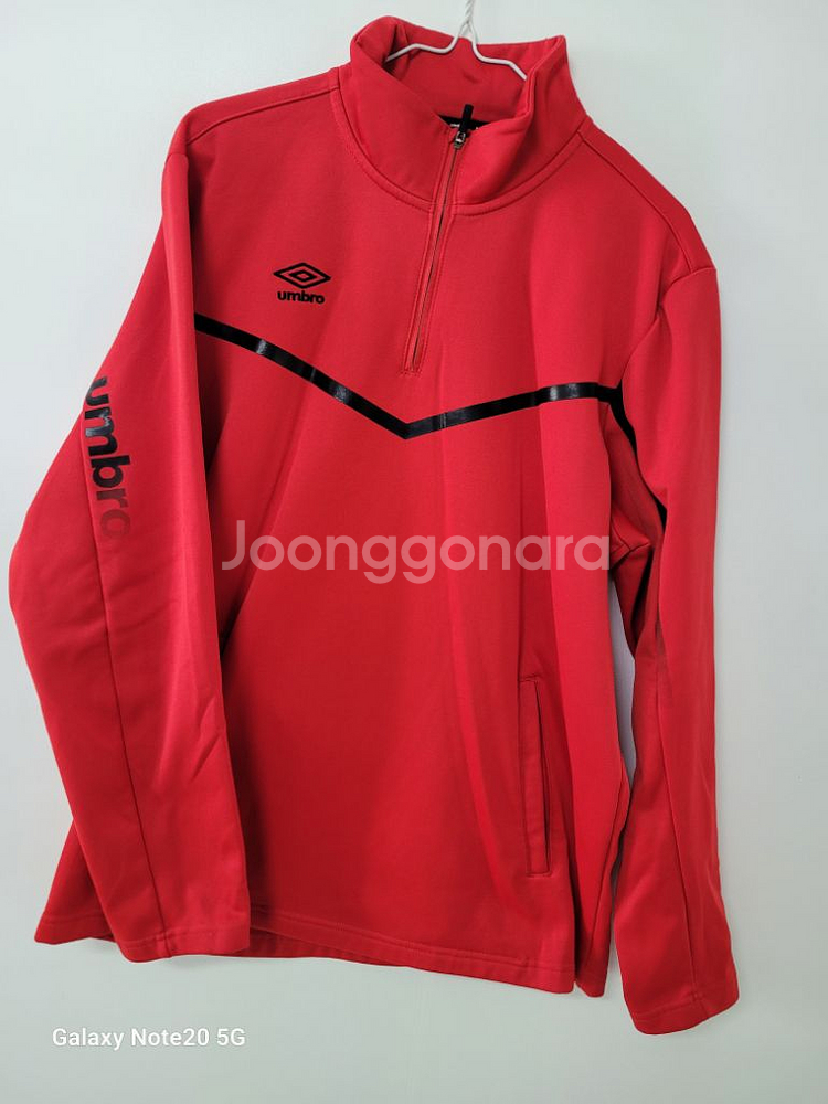 남성 엄브로 기모 반집업 긴팔티셔츠 (스판105)--8