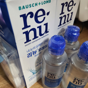 리뉴 후레쉬 500ml*4,120ml*3,렌즈케이스*4